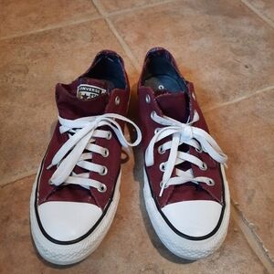 CONVERSE Shoes Burgundy Women's Size 10, Men's 8
